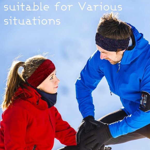 ⬇️ Headband Fuzzy Fleece Lined Headwrap Ear Warm - Picture 4 of 8